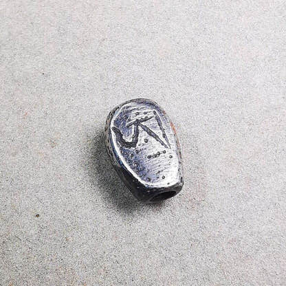 Amulet,Skull Citipati Spacer Pendant Bead for Mala,Necklace,Prayer Bead - Tibetan Buddhist mala beads, view 7