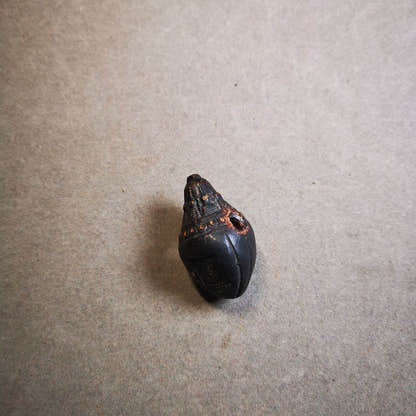 Niang La Tsa Tsa Statue,Stupa Amulet,Pagoda,Scorpion Stamp - Tibetan Buddhist amulet, size reference
