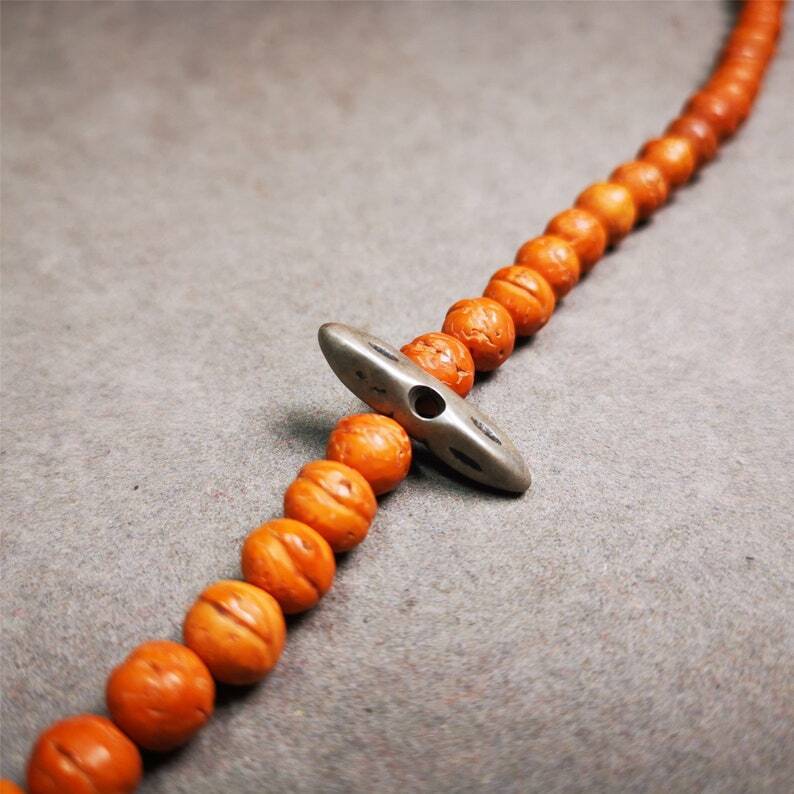 Amulet,Vajra Pendant for Mala,Bag Hanging,0.98" - Tibetan Buddhist mala beads, view 6
