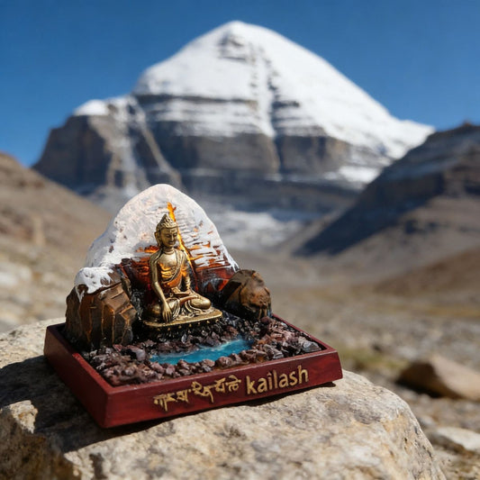 Mount Kailash Miniature Tibetan Home Decor & Spiritual Souvenir