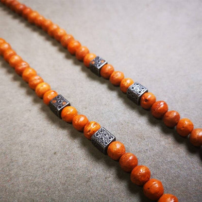 Mala Spacer Bead,Cold Iron Dice Marker Beads for Prayer Beads Necklace