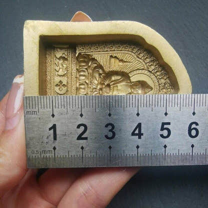 Shakyamuni Tsa Tsa Mold,5cm Height - Tibetan tsa tsa mold, view 7