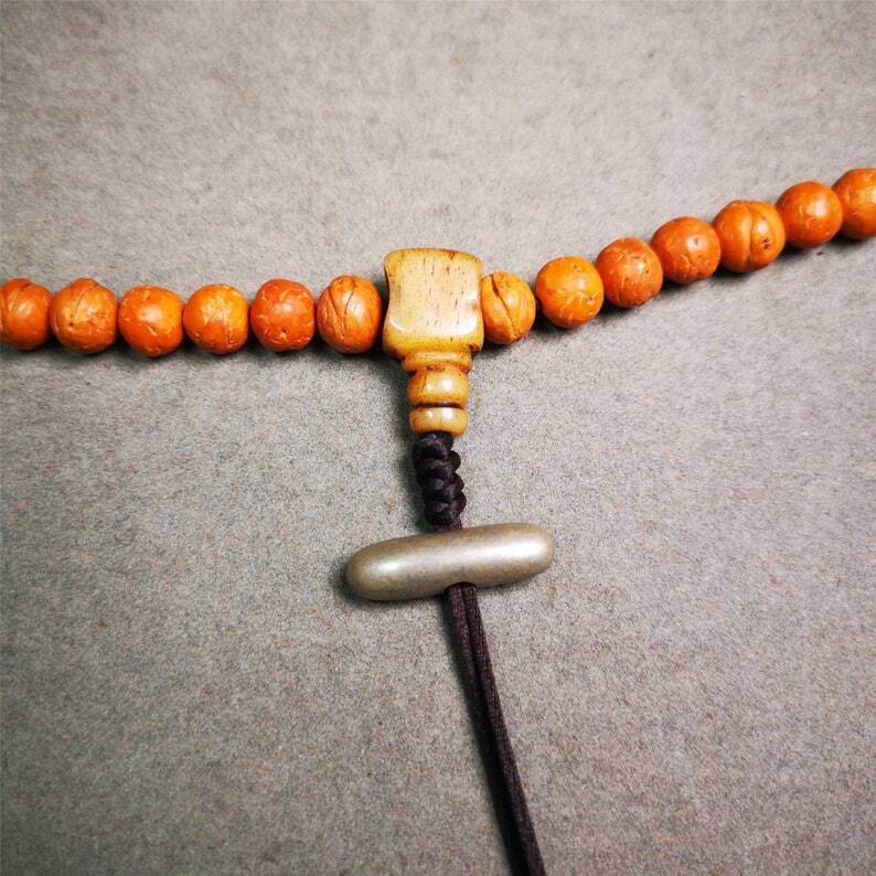 Amulet,Vajra Pendant for Mala,Bag Hanging,Prayer Bead - Tibetan Buddhist mala beads, view 7