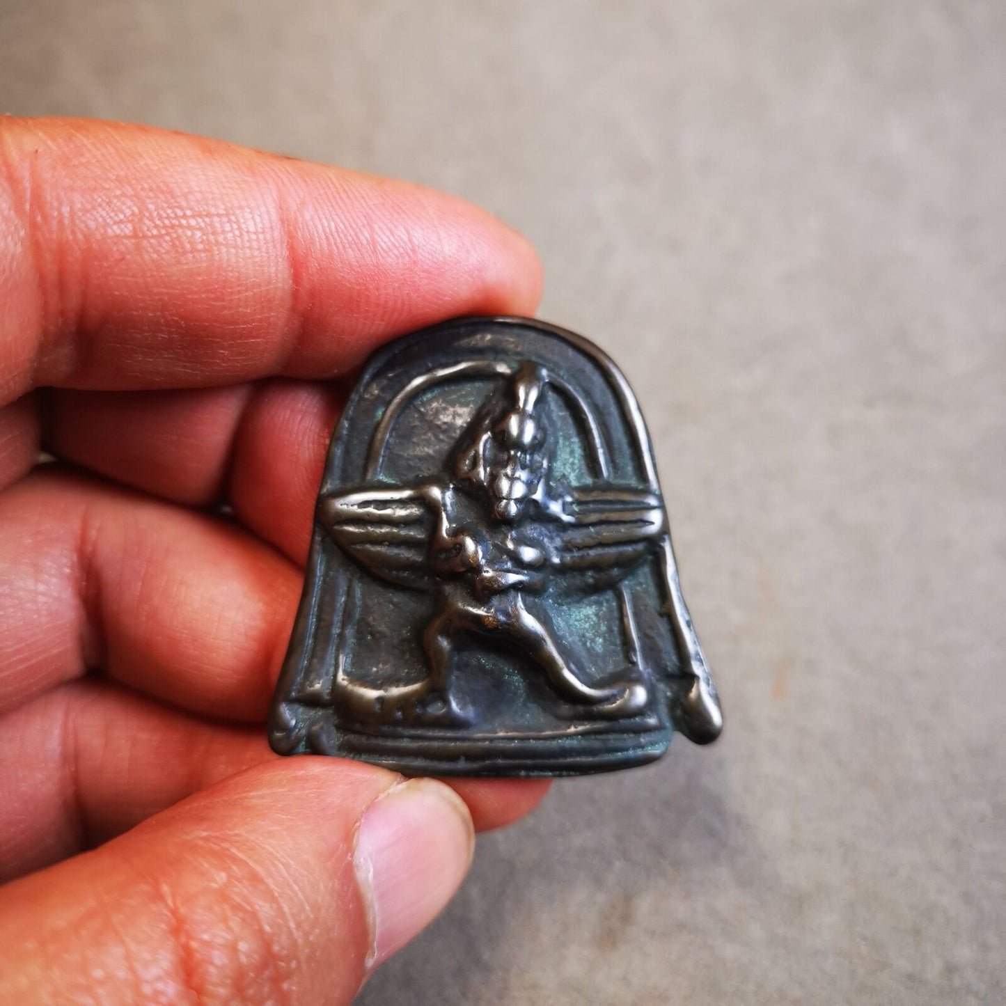 Vajrakilaya / Vajrakumara Amulet Badge,Tibetan Buddhism Pendant