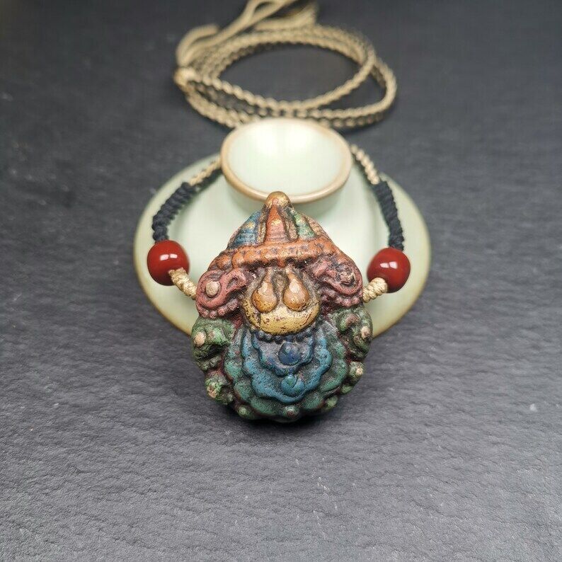 Stupa Tsa Tsa Amulet, Scorpion Guru of Padmasambhava, Scorpion Terma Pendant