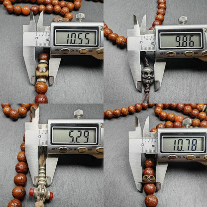 9mm 108 Kirin Eyes Bodhi Seed Prayer Beads
