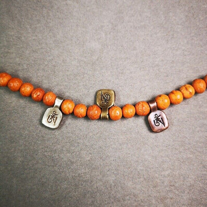 Buddhist Mala Counter Clip,OM Bum Counter Clip for Prayer Beads