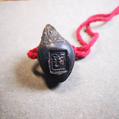 Niang La Tsa Tsa Statue,Stupa Amulet,Pagoda,Scorpion Stamp - Tibetan Buddhist amulet, view 5