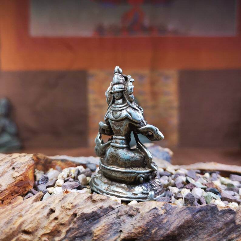 Vajrasattva Buddha Statue - Tibetan Buddhist statue, view 4