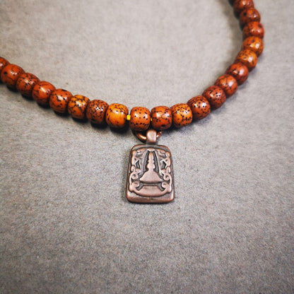 Mala Counter Pendant,Stupa, Pagoda, Prayer Beads Accessories