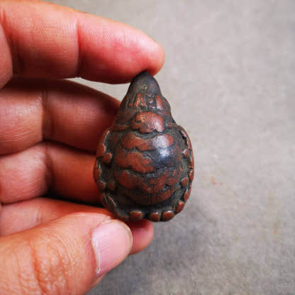 Tsa Tsa Statue Amulet,Scorpion Guru of Padmasambhava - Tibetan Buddhist amulet, view 8