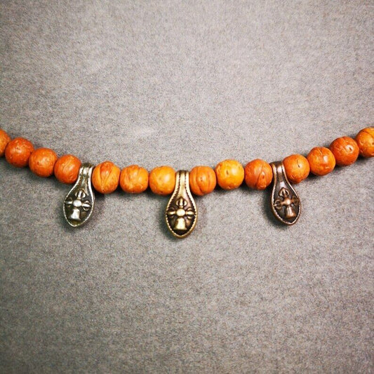 Mala Pendant,Vajra Bell Bum Counter Clip for Prayer Beads