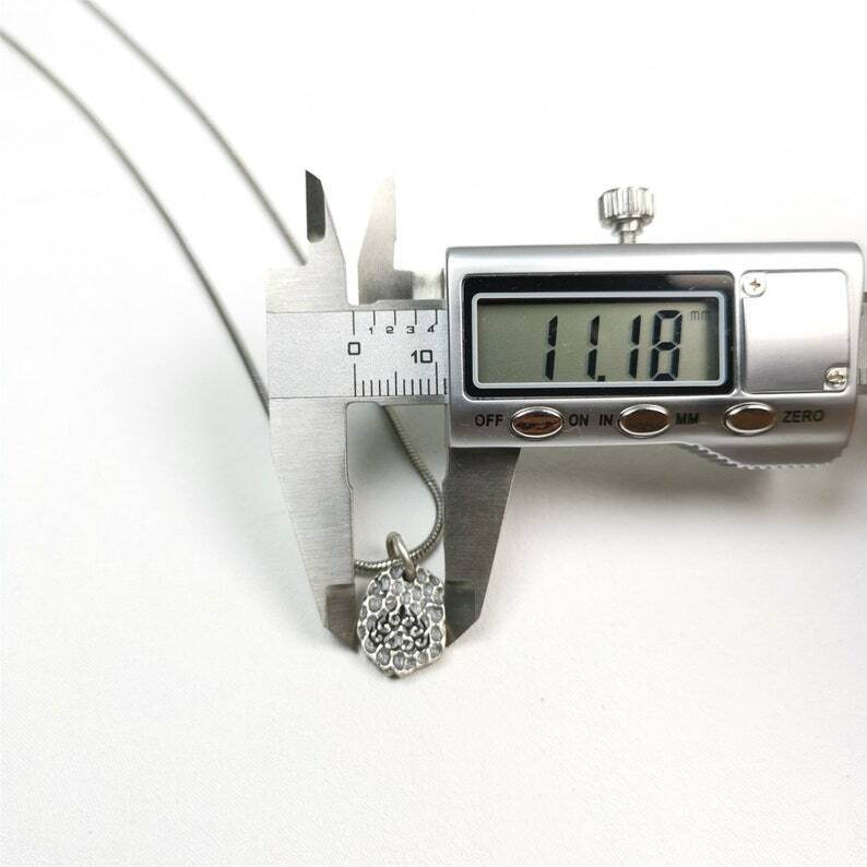 Tibetan Lucky Charm, Unique Buddhism Flame,Silver Pendant Amulet - Tibetan Buddhist amulet, view 9