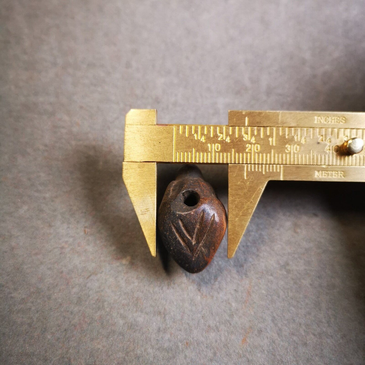 Old Tibetan Niang La Tsa Tsa Statue Amulet, Small Stupa,Pagoda Pendant