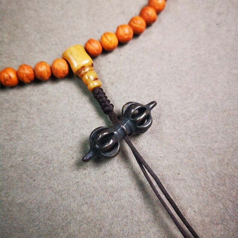 Amulet,Vajra Pendant for Mala,Bag Hanging,Prayer Bead