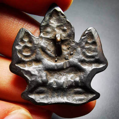 Buddhist Amulet,Mani Jewel Pendant,Cintamani Badge - Tibetan Buddhist amulet, view 8