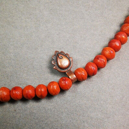 Buddhist Mala Counter Clip,Shankha Bum Counter Clip for Prayer Beads