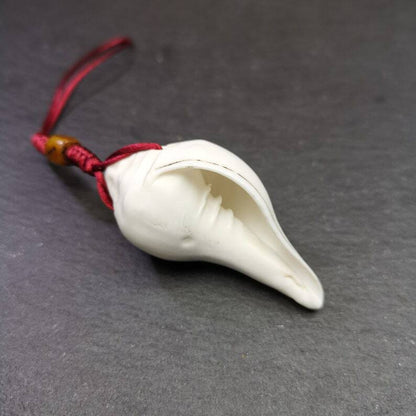 White Conch Shankha 2.2"×1.14"