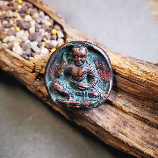 Small Jetsun Milarepa Statue From Kathok Monastery,80 years old