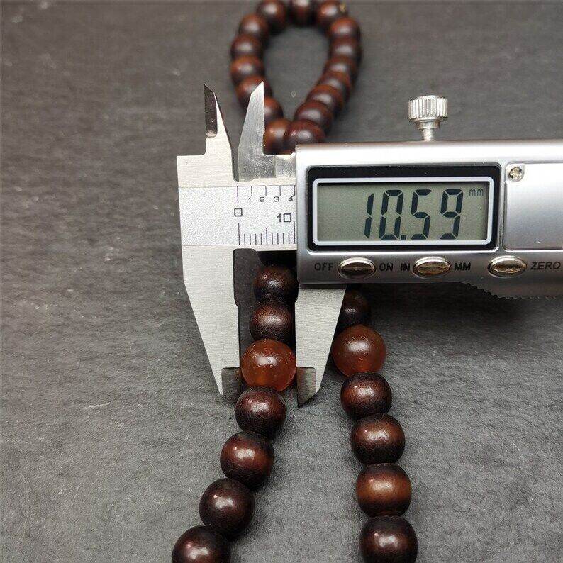 Prayer Beads,9.6mm Bodhi Root Bead Mala - Tibetan Buddhist mala beads, view 6