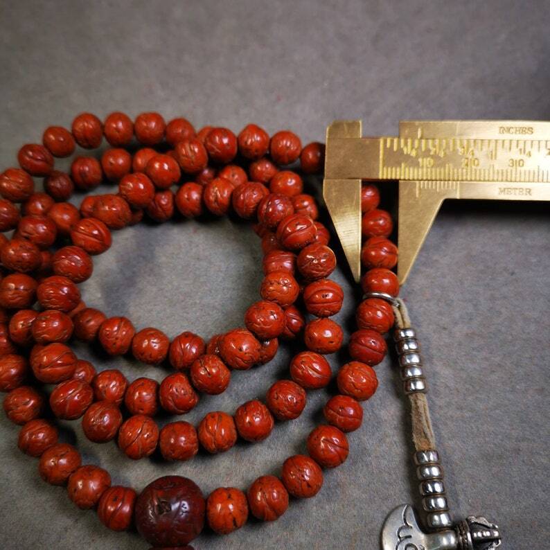 Old Mala,8mm Prayer Beads