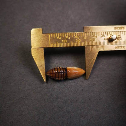 Yak Bone Carved Spacer Bead for Mala,Niang La TsaTsa Statue,Stupa Amulet - Tibetan tsa tsa mold, size reference