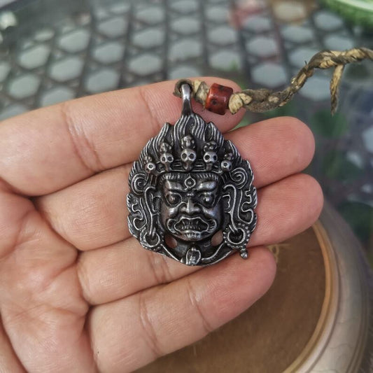 Thokcha Amulet,Mahakala  Pendant, Buddhist Protector