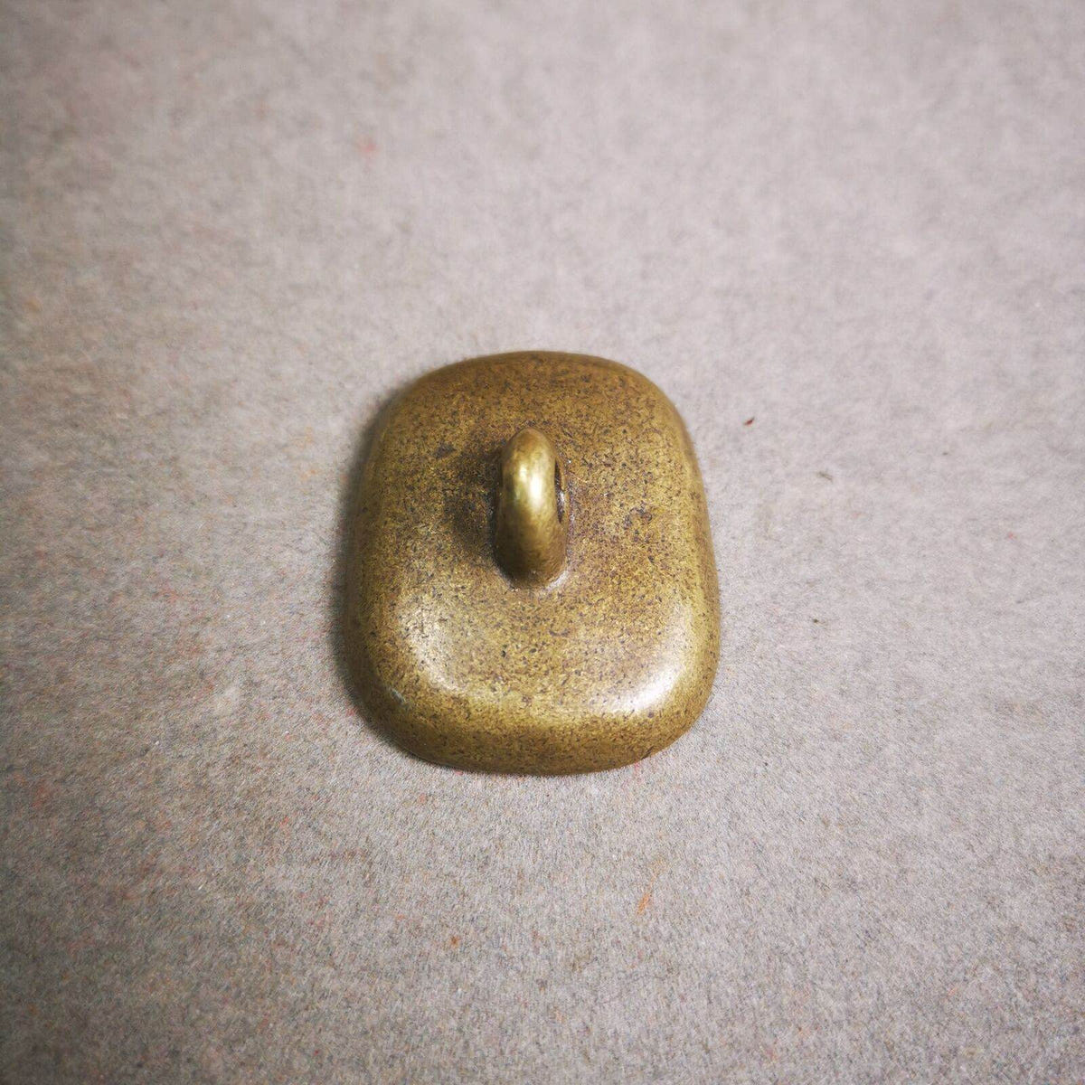 Old Style Lotus Hand Avalokiteshvara Tsa Tsa Mold - Tibetan tsa tsa mold, close-up detail