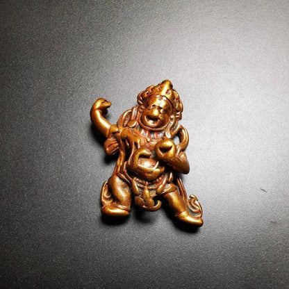 Gandhanra Handmade Tibetan Buddhism Statue,Small Vajrapani Amulet