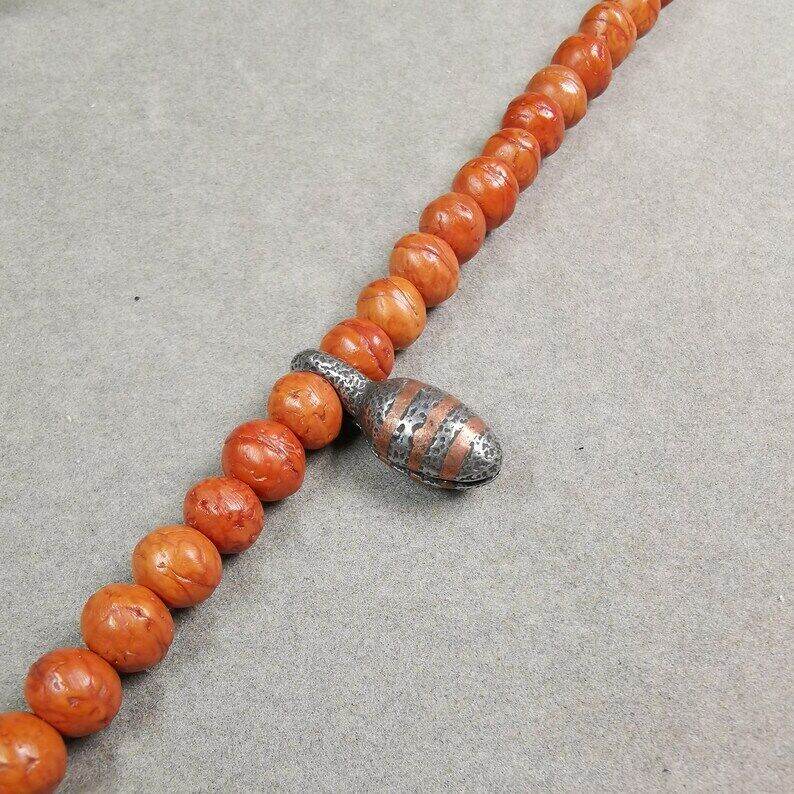 Mala Counter Clip - Tibetan Buddhist mala beads, view 4