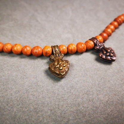 Buddhist Mala Counter Clip,Mani Jewel Bum Counter Clip for Prayer Beads