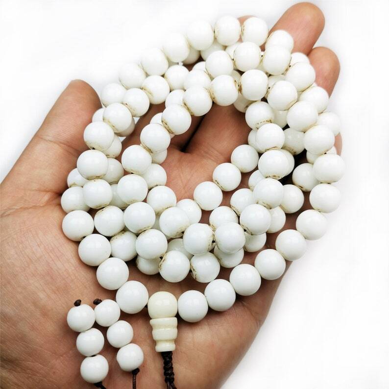 Conch Shell Mala,  Prayer Beads,Tibetan Rosary