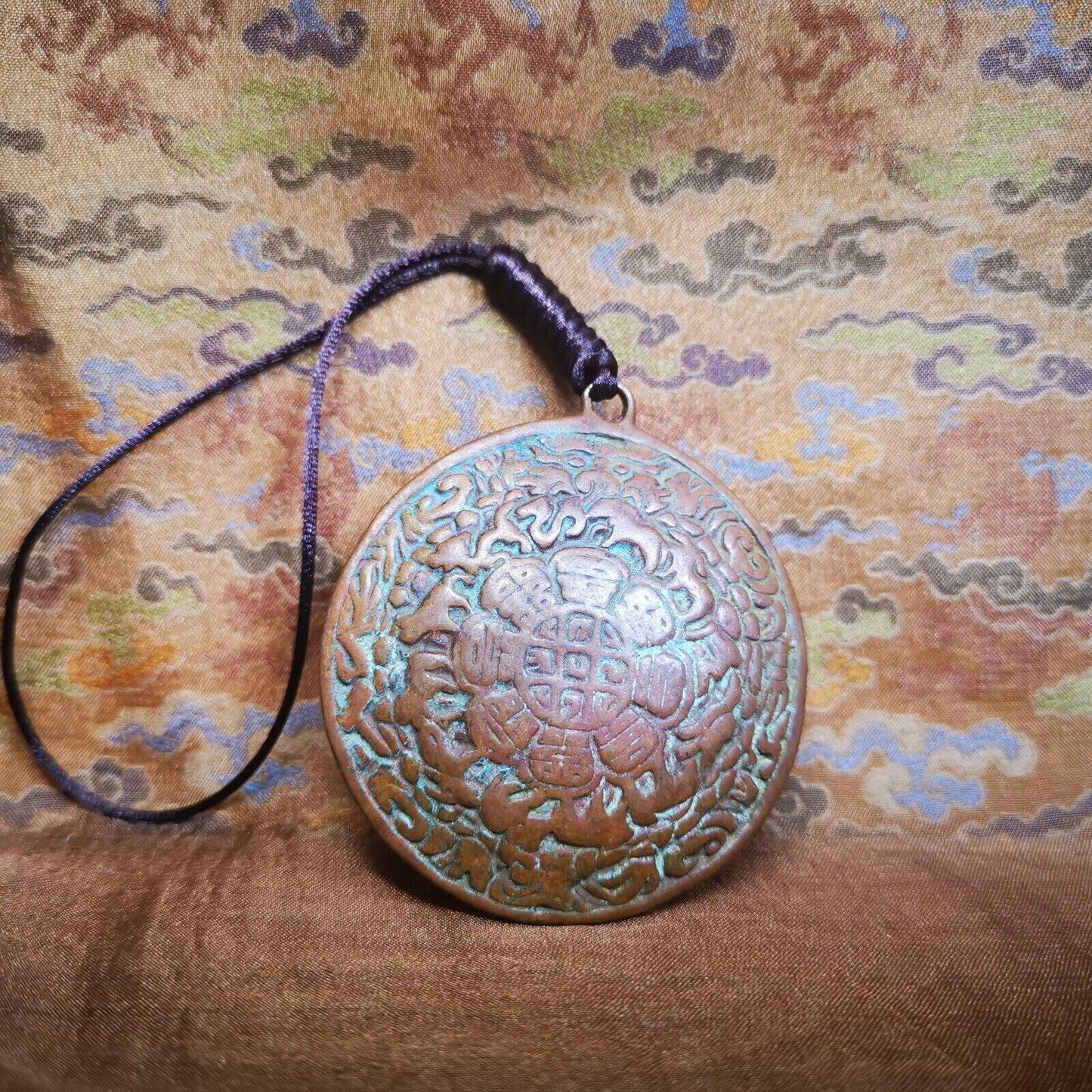 Buddhist Amulet,Melong Mirror,Calendar Badge,SIPAHO