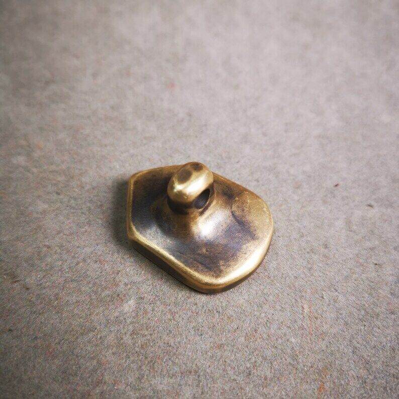 Statue Tsa Tsa Mold Amulet,Chenrezig,Copper Mould - Tibetan tsa tsa mold, view 5