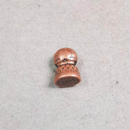 Amulet,Stupa Bead Pendant for Mala,Bag Hanging,Prayer Bead,0.5" - Tibetan Buddhist mala beads, view 8