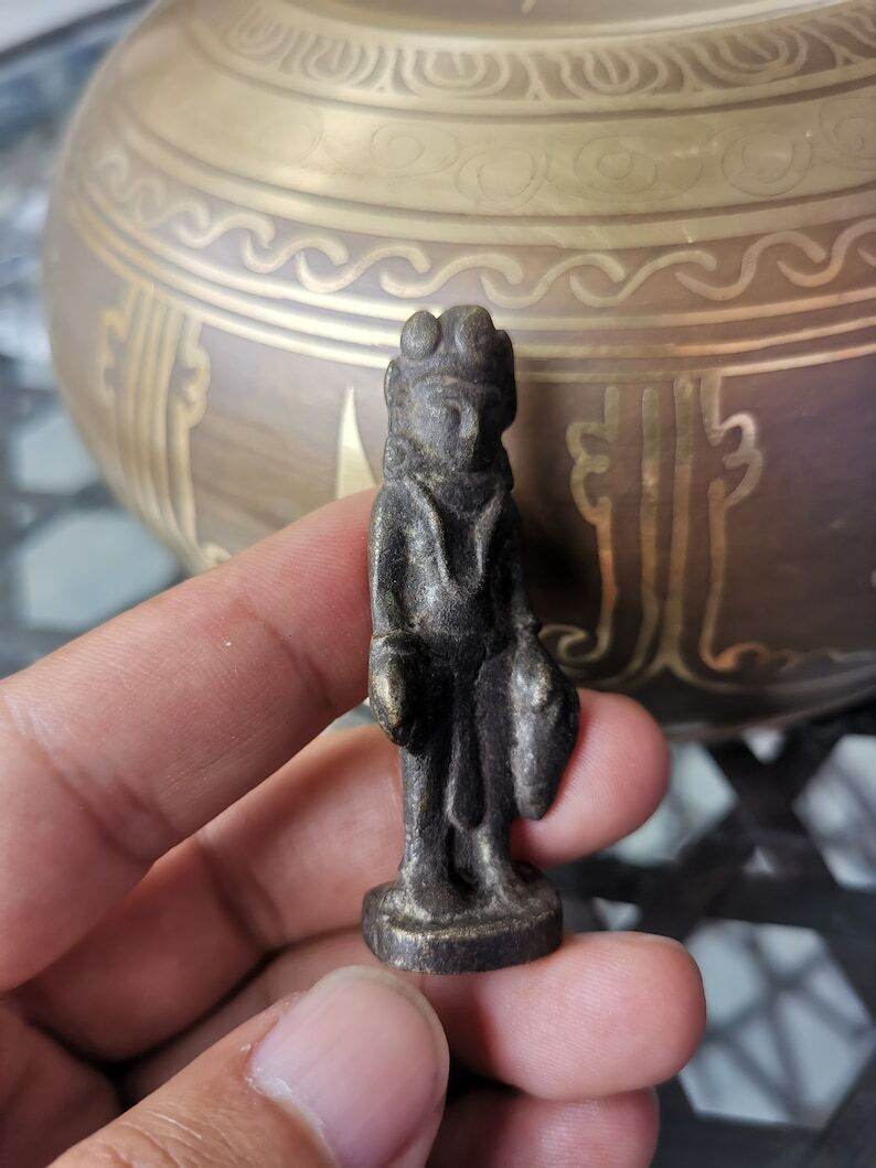 Buddha Statue,from Regong Tibet,70 years old - Tibetan Buddhist statue, view 4