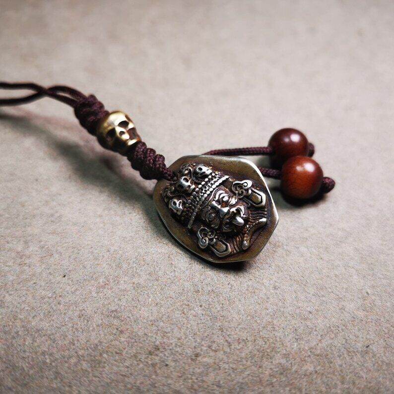 Drashi Lhamo,Zashi Lhamo Pendant - Tibetan Buddhist art, view 4