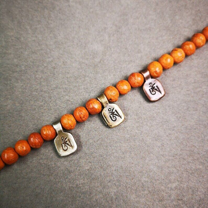 Buddhist Mala Counter Clip,OM Bum Counter Clip for Prayer Beads