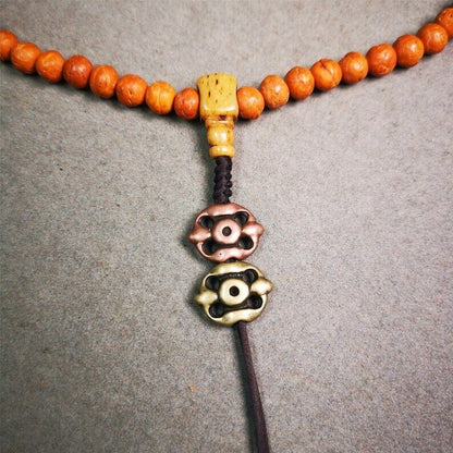 Tibetan Amulet,Vajra Pendant for Mala,Bag Hanging,Prayer Bead Accessories