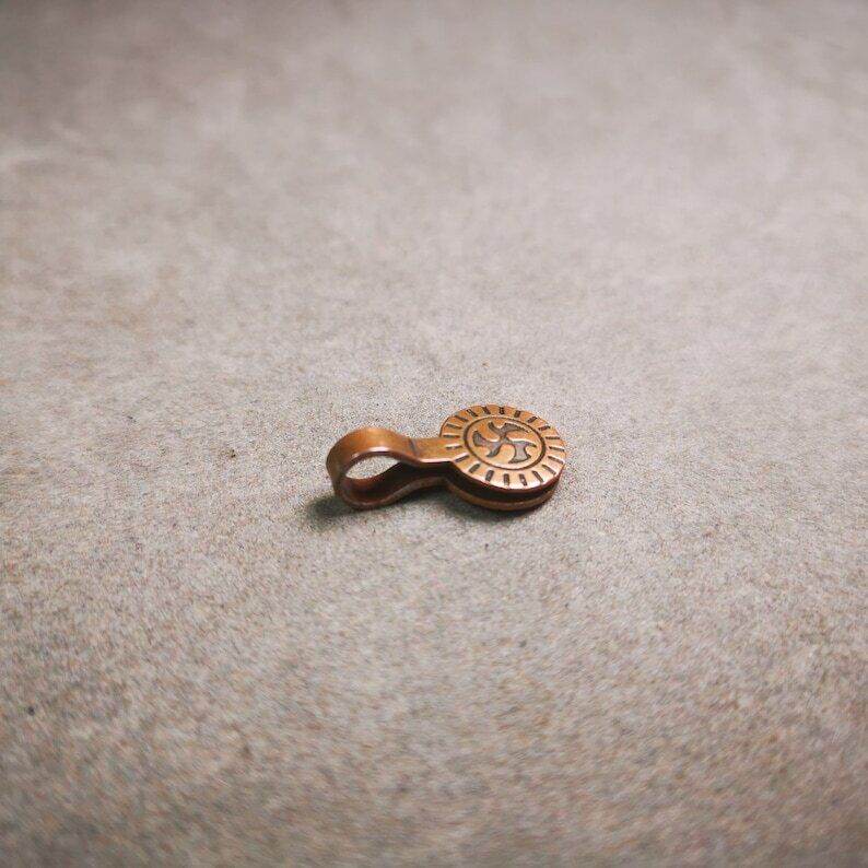 Old Buddhist Mala Counter Clip - Tibetan Buddhist mala beads, view 8