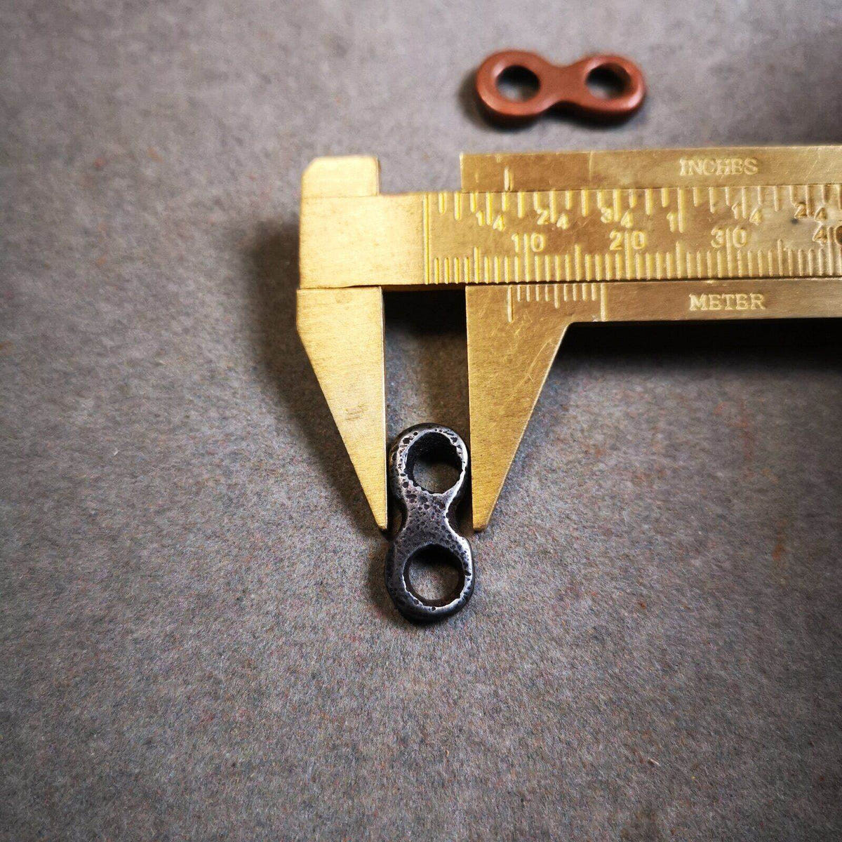 Old Mala Clip, Mala Pendant Connecting Ring - Tibetan Buddhist mala beads, view 7