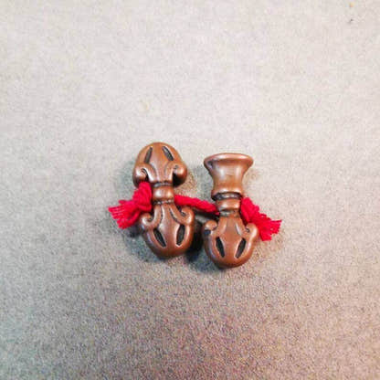 Amulet Pendant,Mini Vajra and Dorje Bell, Mala Accessories - Tibetan Buddhist mala beads, view 9