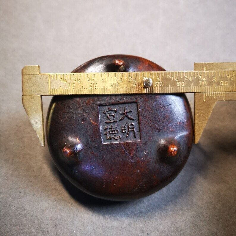 Censer,Amphora Incense Burner 1.18" - Tibetan Buddhist art, view 8