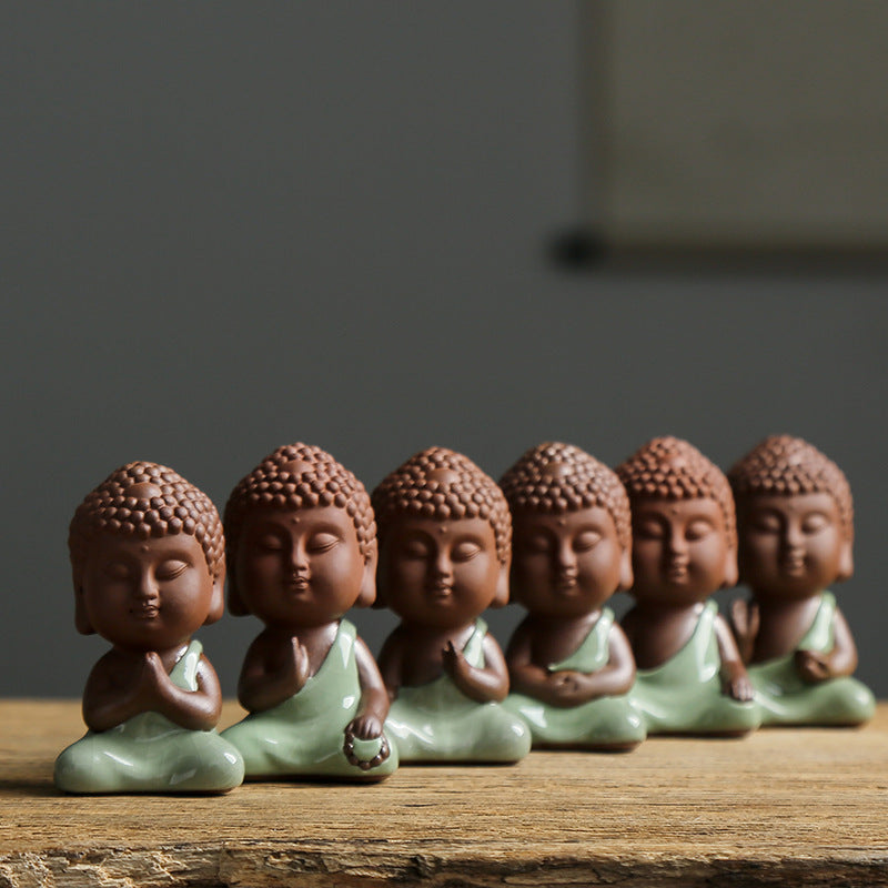 Purple Sand Shakyamuni Buddha Statues