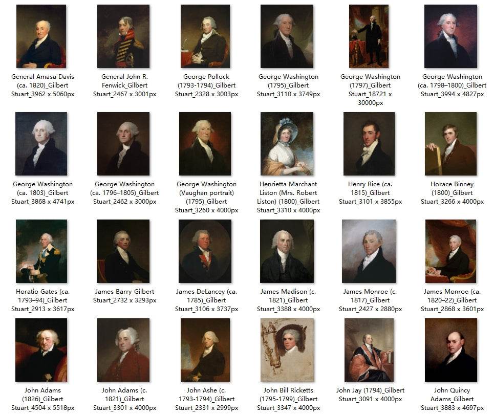 101 Painting Images by Gilbert Stuart American, 1755-1828 - Tibetan Buddhist thangka, detailed view