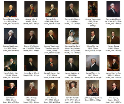 101 Painting Images by Gilbert Stuart (American, 1755-1828)