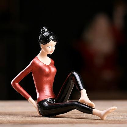 Ceramic Yoga Statues