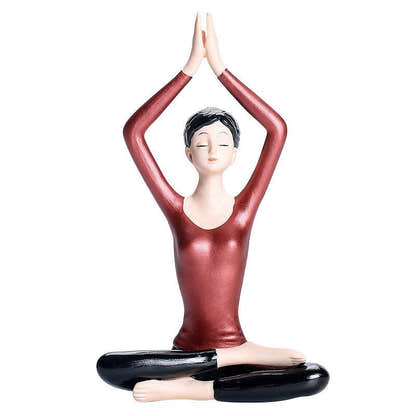 Ceramic Yoga Statues - Tibetan Buddhist statue, view 5