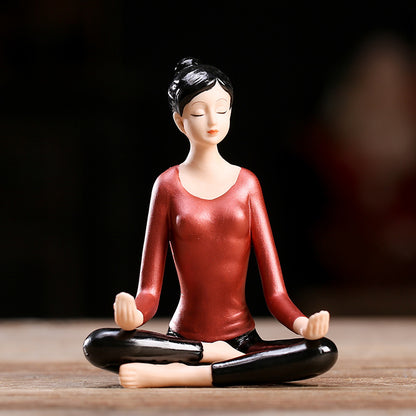 Ceramic Yoga Statues