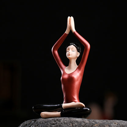 Ceramic Yoga Statues